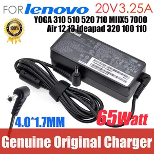 original 20v 3 25a 65w 4 01 7 charger for lenovo yoga 710s 510s 310s 14 ac adapter power supply adlx65clge2a free global shipping