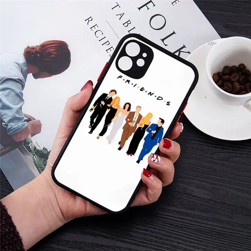 

Central Perk Coffee friends tv show Phone Case Transparent Matte for iPhone 7 8 11 12 s mini pro X XS XR MAX Plus cover funda