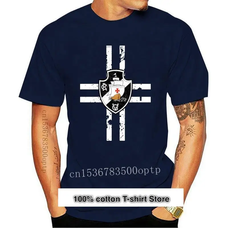 

Camiseta de Vasco Da Gama para hombre, camiseta de манга corta de tinta negra, playera de playa, camiseta bonita de algodón 5xl