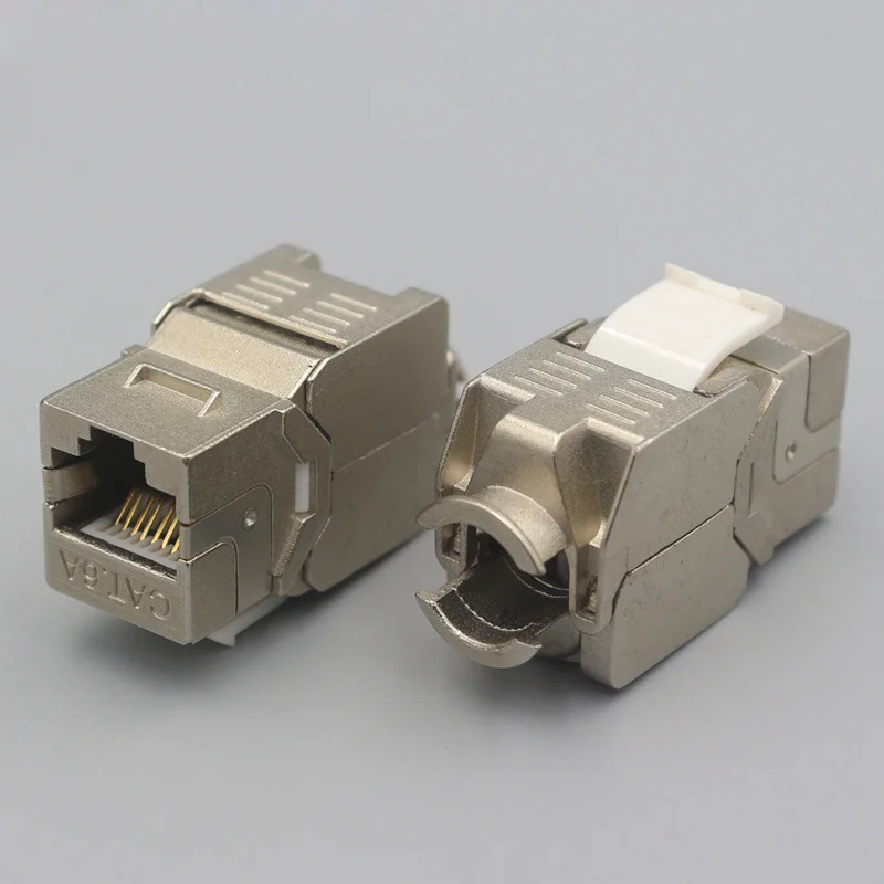 (20 шт./упак.) 10GB сеть Cat6A (CAT.6A класс Ea) RJ45 экранированный сетевой разъем Keystone
