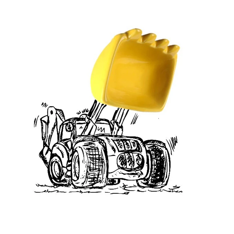 Креативная модель 3d ковша для экскаватора кружка забавная пепельница сигар