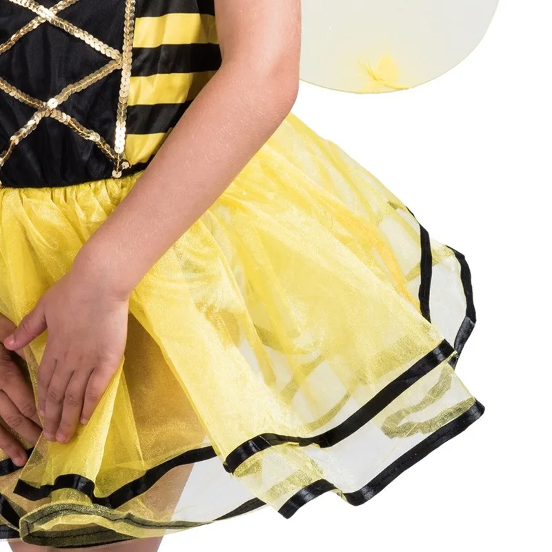 

Kids Animals Insect Bees Dress Wing Halloween Cosplay Costumes Girls Party Role Play Dress Up Outfit Children Birthday Gift Suit