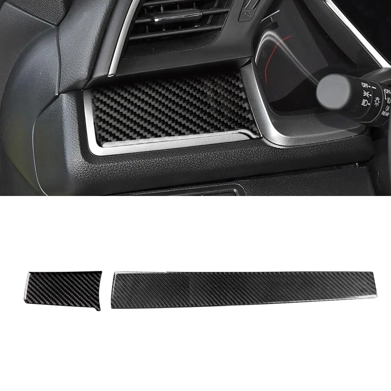 

Для Honda Civic 10 поколения 2016 2017 2018 2019 Автомобильная панель управления из углеродного волокна слева/справа защитная накладка