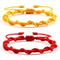 handmade ethnic tibetan buddha braided bracelets multicolor buddhist lucky bangles for women men charm jewelry gifts for friend