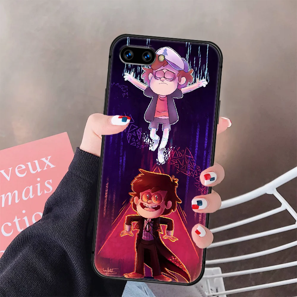 

Gravity Fall Family Phone Case Cover Hull For HUAWEI Honor 8 8c 8a 8x 9 9a 9x V10 MATE 10 20 I Lite Pro black Shell Silicone