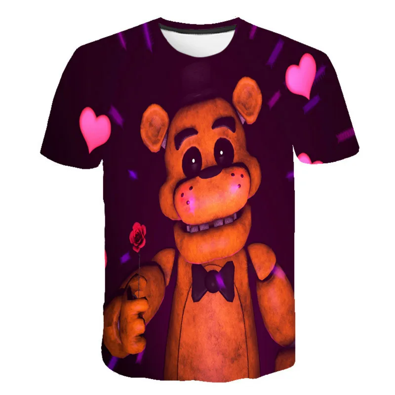 

Casual summer clothes for boys and girls, 3D cartoon T-shirt, hip-hop funny animal print T-shirt, trendy street clothes