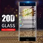 Закаленное стекло 20D с полным покрытием для Sony Xperia 10 Plus XZ5 XZ4 XZ3 XZ2 XZ1 XA, Премиум компактная Защитная пленка для экрана