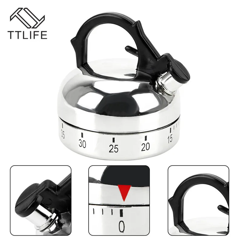 TTLIFE 60 минут форма чайника Кухня инструмент гаджеты Пособия по кулинарии