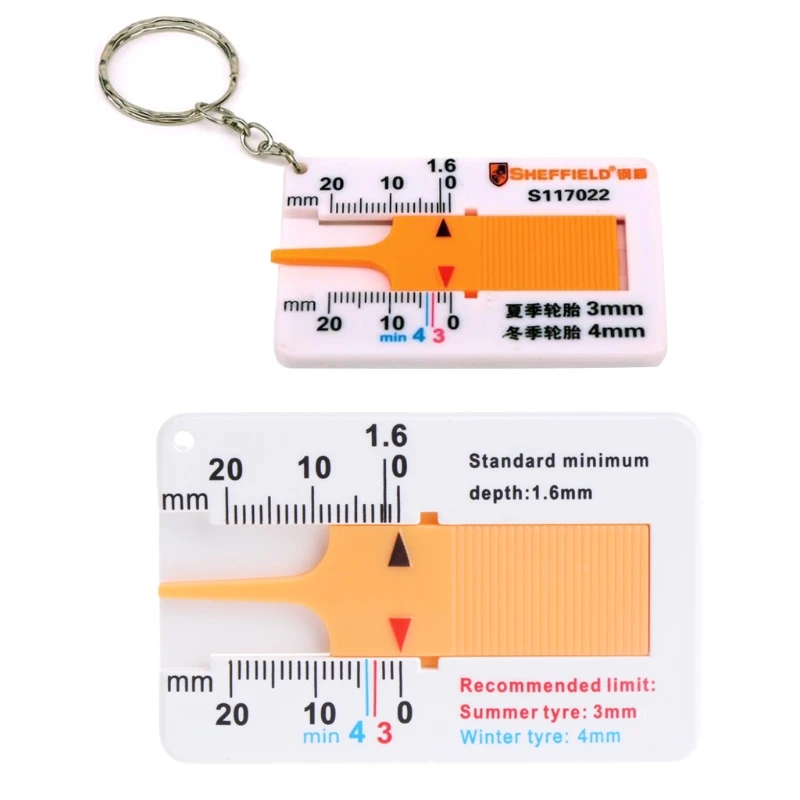 Измеритель глубины протектора для автомобиля мотоцикла прицепа фургона колеса