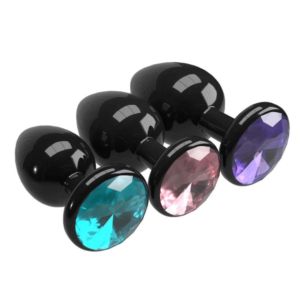 Полная пробка гладкая металлическая Анальная для пистолета игрушка