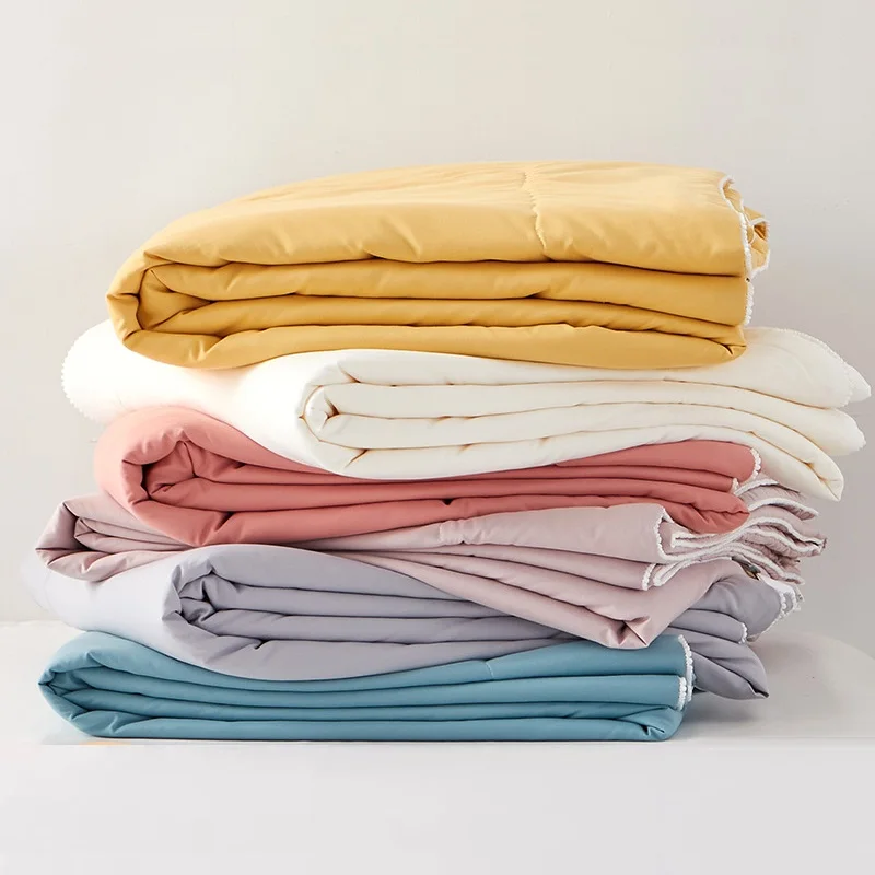 

A Level Cool Feeling Summer Quit Bedspread Soybean Protein Fiber Summer Duvet Quilted Blanket Coverlet Cubrecam Bed Cover Colcha
