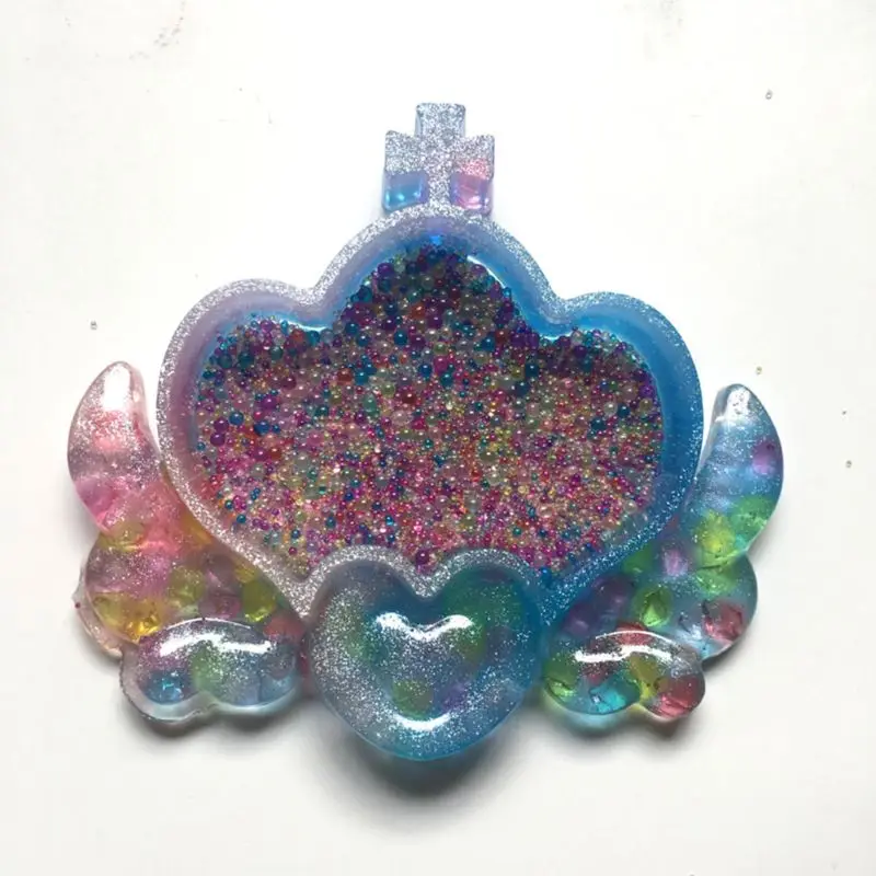 

2021 New 12 Pcs/set Color Bubbles DIY Crystal Epoxy Filler UV Resin Glue Imitation Blister Bubble Beads Filling Material