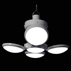 Складной фонарь для кемпинга, светодиодный, перезаряжаемый, с солнечной батареей