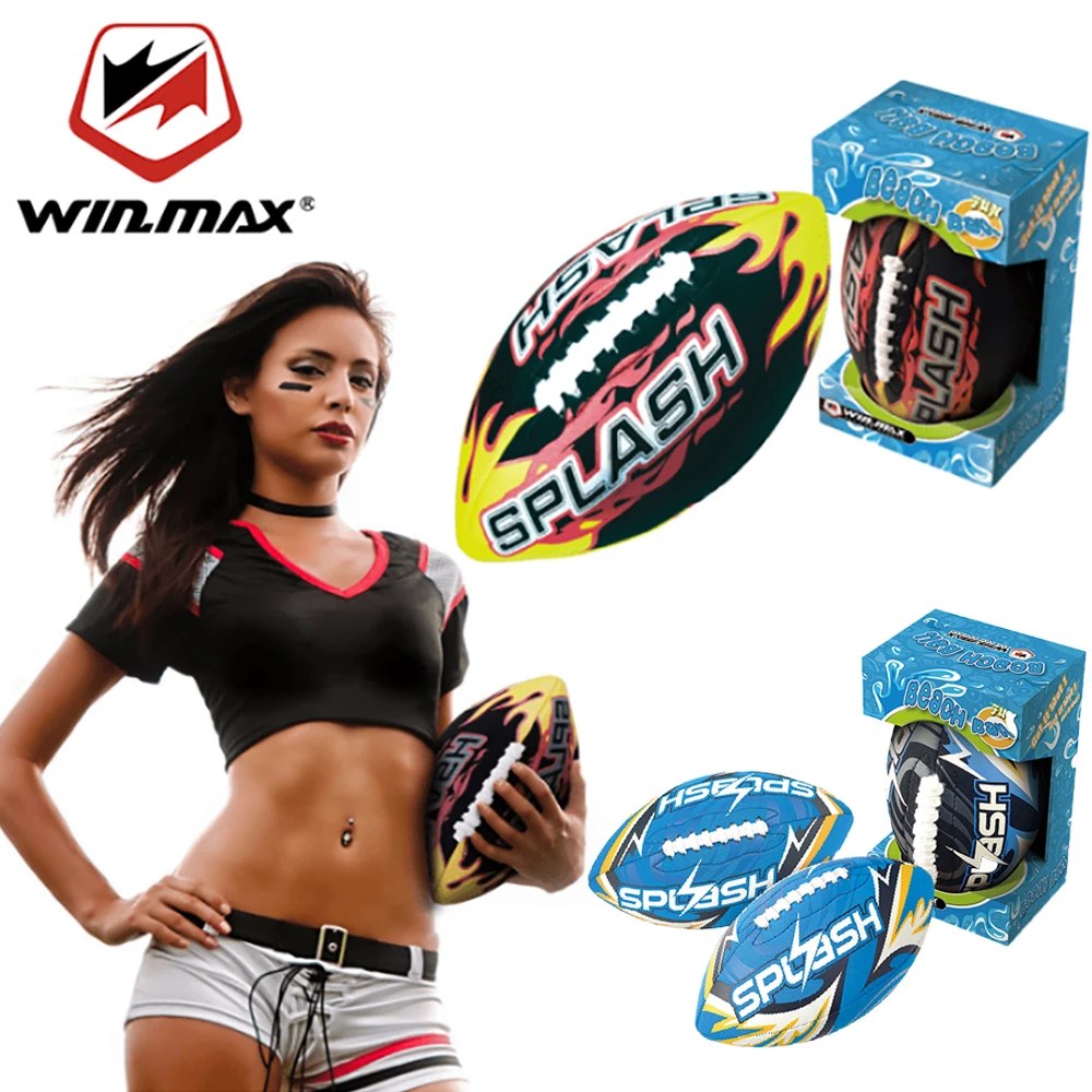 

WIN.MAX American Rugby Ball American Football Ball Children Sports Match Standard Training Street Size Polyester Neopren