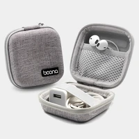 1pcs mini headphone case bag earphone earbuds box storage for memory card headset usb cable charger organizer storage bag