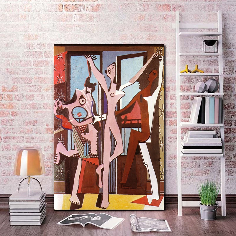 

The Three Dancers By Picasso Wall Art Canvas Poster And Print Canvas Painting Decorative Picture Living Room Home Decor Artwork