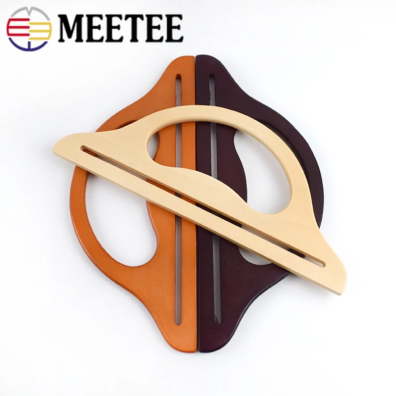 Meetee 30*12 см деревянная ручка 5 цветов сменная рама для сумок кошелька сделай сам