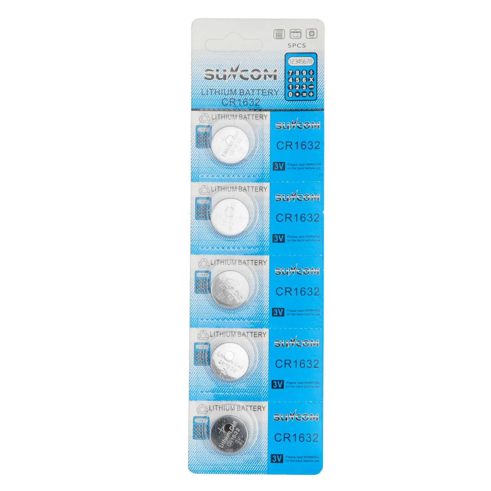 5x CR1632 Button Cell Battery 3 V Lithium Coin Watch Replace Batteries For Calculator Electronic Games Change Battery Parts