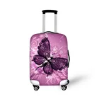 Чехлы для чемоданов с милым 3d-рисунком бабочки, дорожные аксессуары, Женский Чехол для багажа, защитный чехол для чемодана 18-32 дюйма