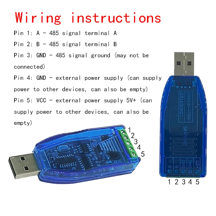 Промышленный USB в RS485 преобразователь обновление защиты RS485 конвертер Совместимость V2.0 Стандартный RS-485 Соединительный Модуль платы