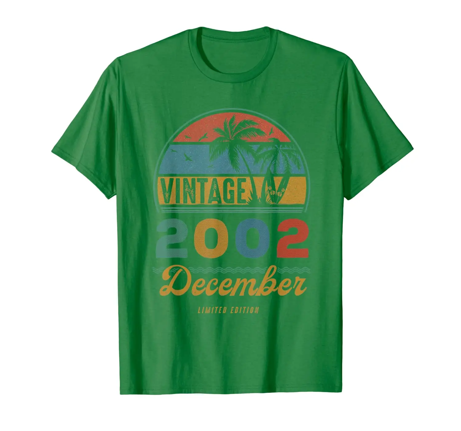 

December Vintage 2002 Summer Clothing 17th Birthday Gift T-Shirt