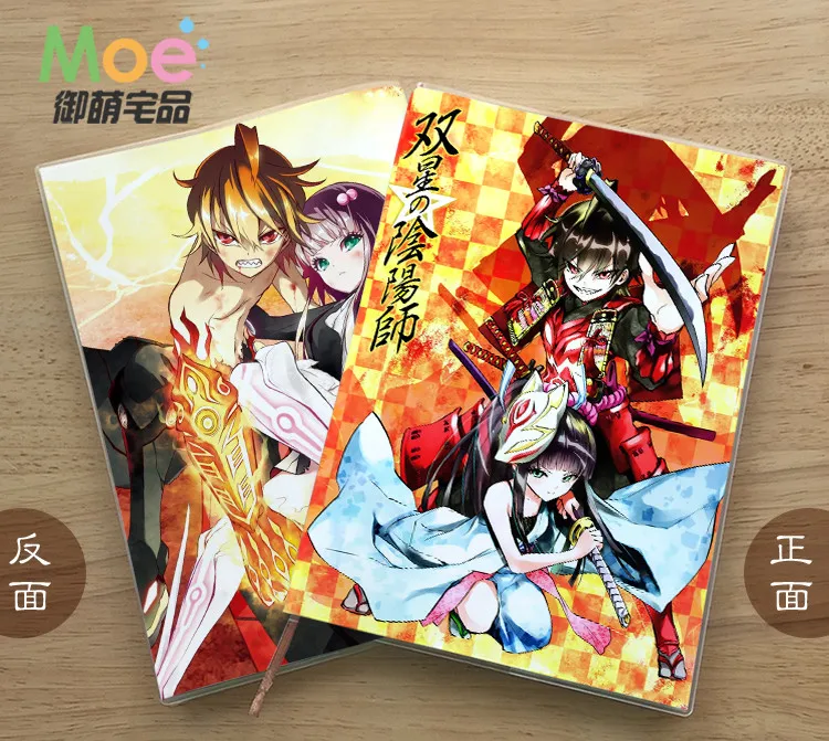 

Anime Twin Star Exorcists Figure Student Writing Paper Notebook Delicate Eye Protection Notepad Diary Memo Gift