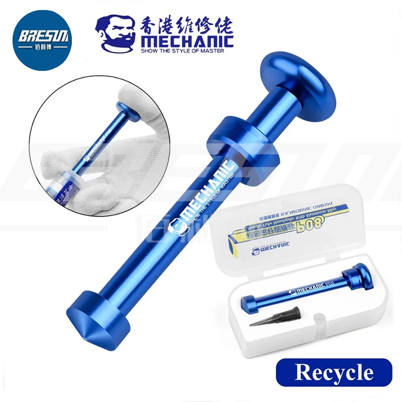 Ручной шприц MECHANIC P08 из алюминиевого сплава плунжерный дозатор улучшенный