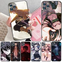 demon slayer kamado tanjirou kamado nezuko kimetsu no yaiba agatsuma zenitsu phone case for iphone 11 pro max cases back cover