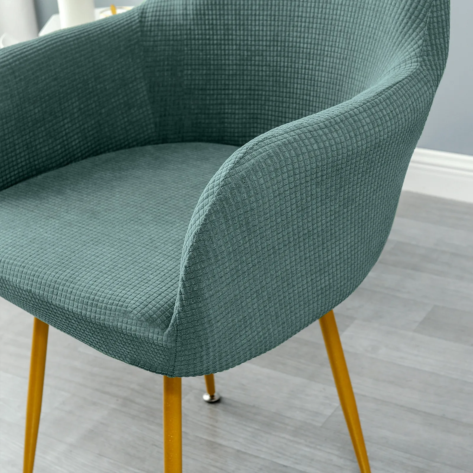 Чехол на кресло эластичная ткань спандекс с наклонным подлокотником чехол для