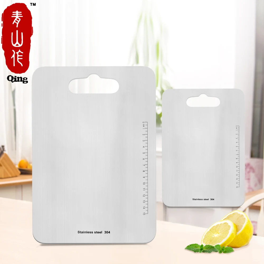 Нескользящая разделочная доска из нержавеющей стали 304 Разделочные Блоки