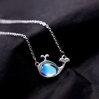 simple temperament small fresh dolphin necklace sweet girl silver plated clavicle chain jewelry accessories