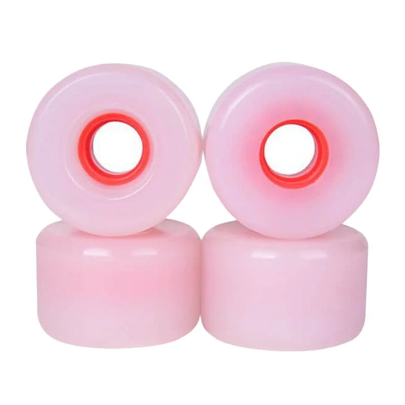 

4Pcs PU Perfusion Skateboard Wheels 63X41mm Fog All-Round Road Skating Dancing 78A 85% Rebound Skate Board Wheel