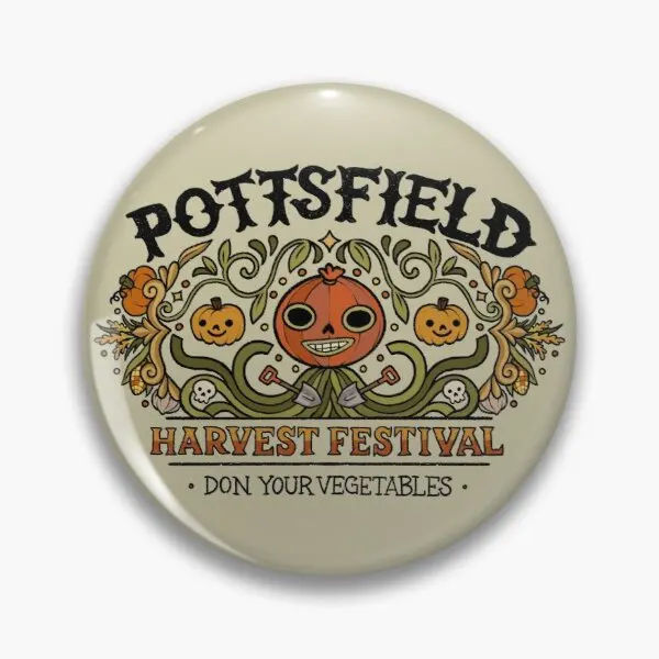 

Pottsfield Harvest Festival [Индивидуальная регулировка] булавка для воротника с мягкой кнопкой, забавное женское украшение для отворота