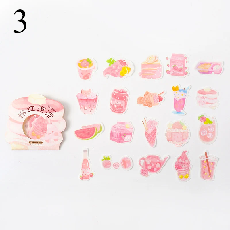 40 шт. Kawaii продукты канцелярские наклейки милый кот наклейки пуля журнал наклейки для девочек Diy декоративные принадлежности для скрапбукинга - Цвет: 3