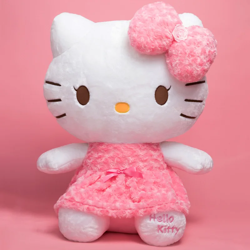 Hello Kitty аниме плюшевая кукла плюшевый счастливый кот каваи детский подарок Hug