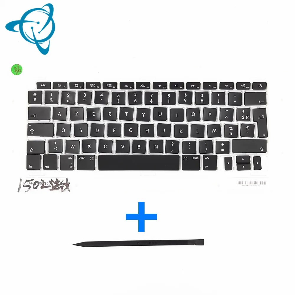 

shenyan French Keyboard keycap for Macbook Pro Retina A1466 A1425 A1502 A1398 A1278 A1286 key cap