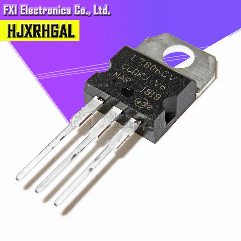 10 шт. L7806CV 7806 TO220 L7806-220 LM7806 MC780 новый оригинальный | Электронные компоненты и