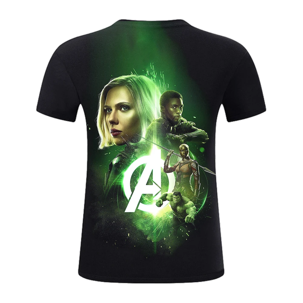 Компрессионные футболки с коротким рукавом Халк супергерой Черная пантера