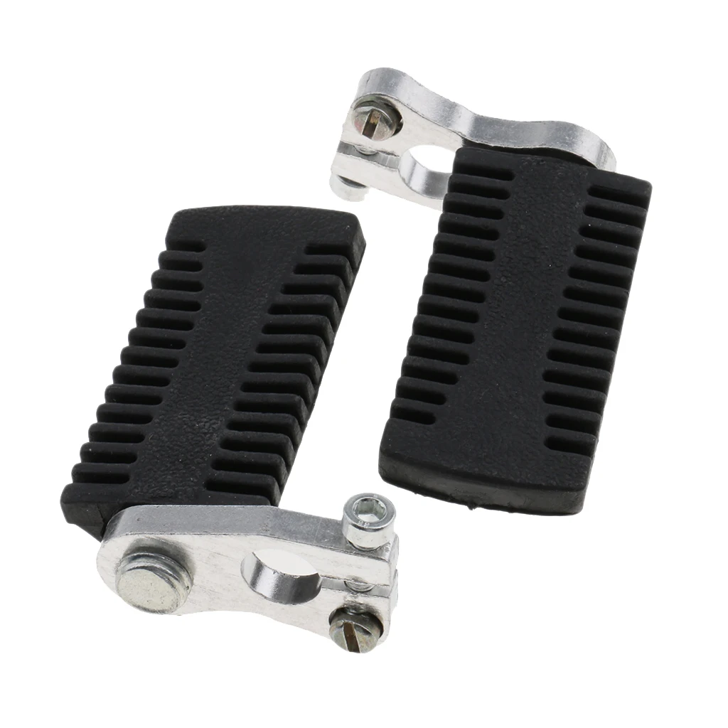 

1 Pair Motorcycle Rear Foot Pegs Rests Pedals Footpegs for 47cc 49cc Mini Pocket Bike Motorcycle Metal Pedal Pads