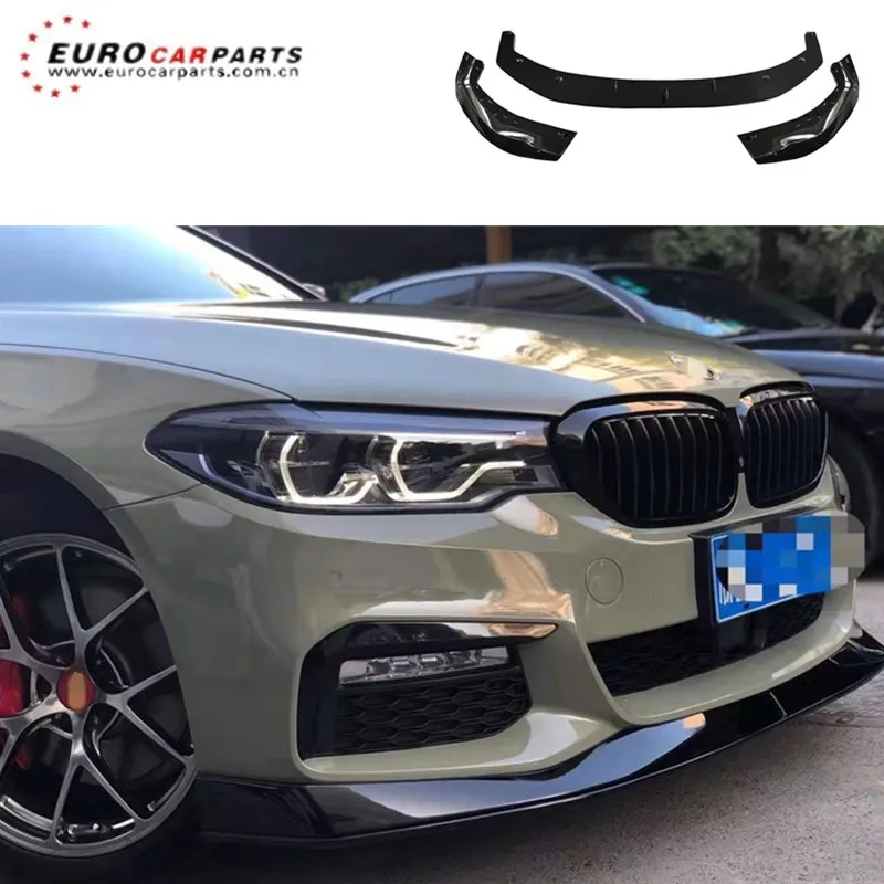 5S G30 G38 glossy/water print material autoparts front lip fit for G30 front bumper body kit for car