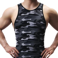 undershirts for men tanks summer slim fit men underwear clothing bodybuilding undershirt fitness tops tees lifting