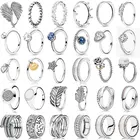 Кольцо из стерлингового серебра 925 пробы, модное, простое, интеллектуальное светильник, роскошное и элегантное, бесплатная доставка
