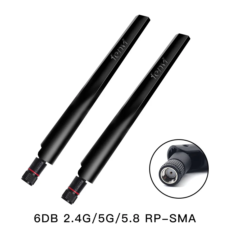 Внешняя беспроводная антенна Wi-Fi 2 4G/5GHz 6DBi 10Dbi RP-SMA универсальный роутер сетевая