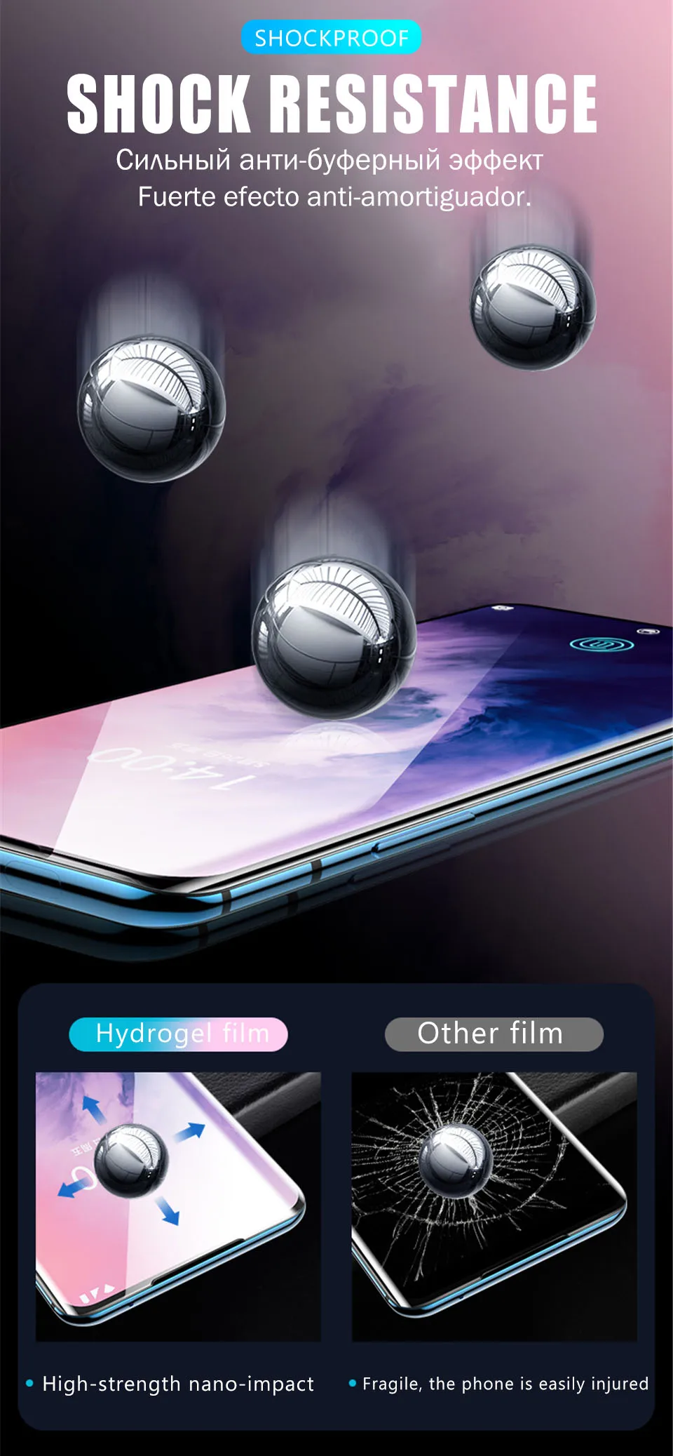 30D изогнутая мягкая Гидрогелевая пленка для Oneplus 7 Pro Защита экрана для Oneplus 6 6T 7T полное покрытие защитная пленка не стекло телефон защитное смартфон гидрогель