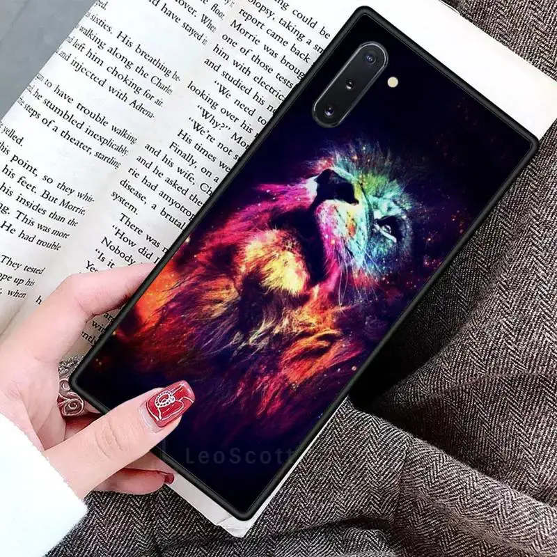 

Lion animal cool Phone Case For Samsung Galaxy S8 S9 S10 Plus S10E Note 3 4 5 6 7 8 9 10 Pro Lite cover