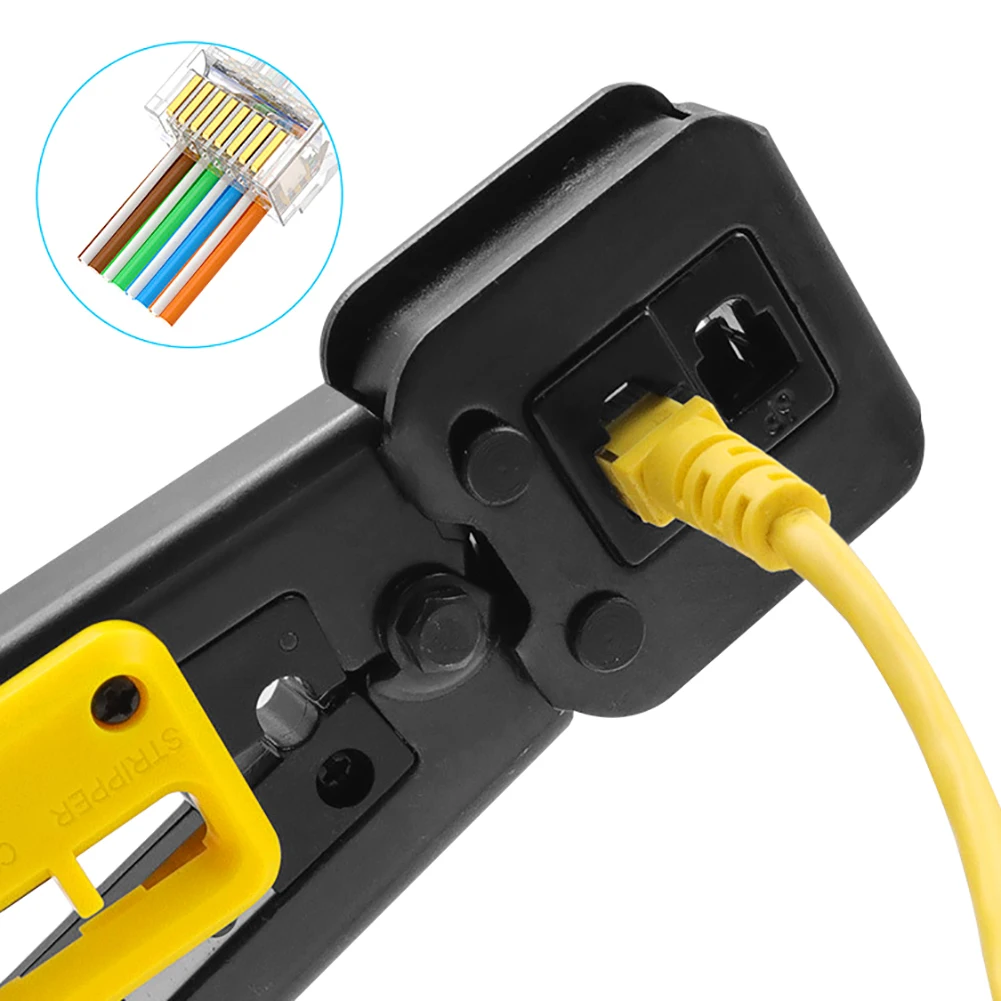 RJ11 RJ45 6P 8P сетевые плоскогубцы обжимной инструмент многофункциональный кабель