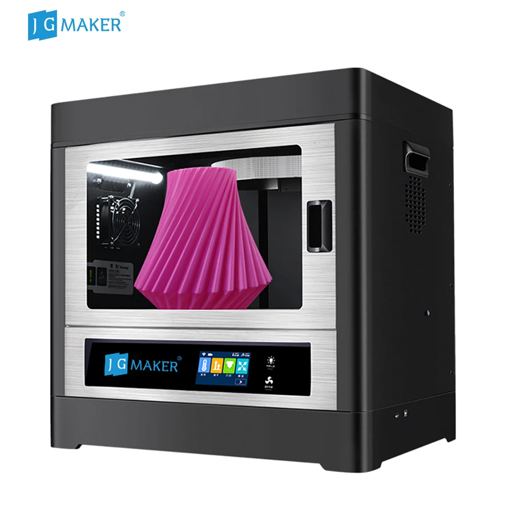 JGMAKER A8S большой 3D принтер для удаления кровати полностью закрытая структура