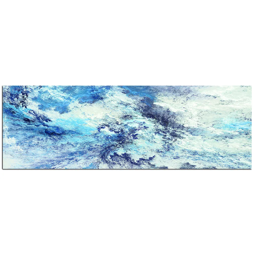 

1 Piece Modern Poster Abstract Graffiti Blue Canvas Painting Abstract Wall Art For Living Room Home Decor No Framed