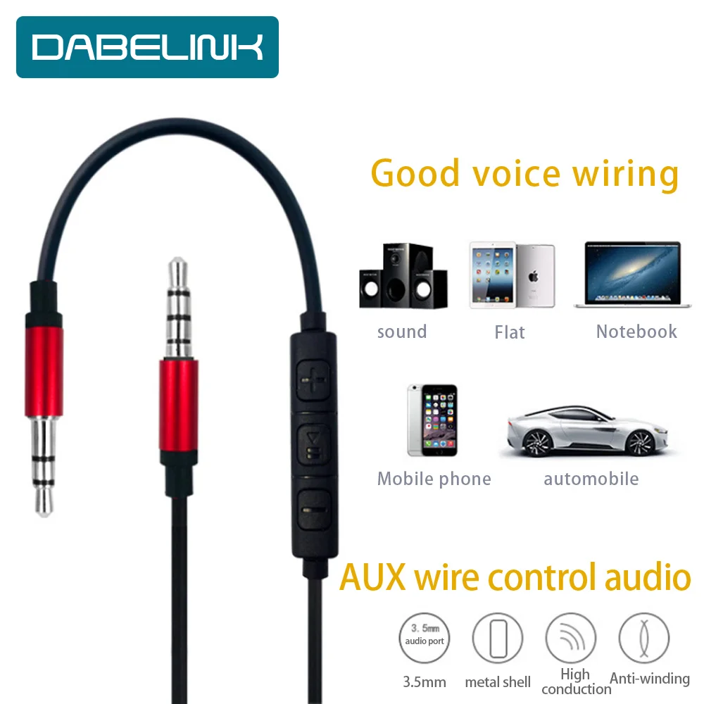 3 5 мм аудио кабель Jack папа Aux для Huawei Samsung Xiaomi MP3 автомобильные наушники Динамик