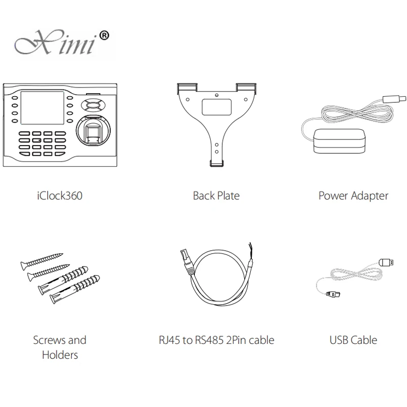 Биометрический считыватель времени со сканером отпечатков пальцев бесплатное